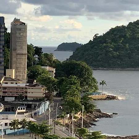 Apto Antigo Frente Mar Para Alugar Sao Vicente (Sao Paulo) Exterior photo